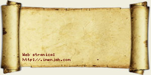 Mirjana Blagojević vizit kartica